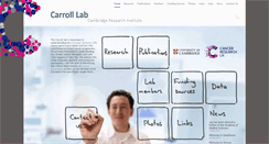 Desktop Screenshot of carroll-lab.org.uk