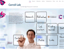 Tablet Screenshot of carroll-lab.org.uk